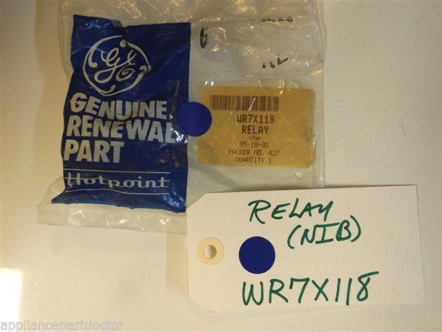 GE Refrigerator WR7X118 Relay NEW IN BOX GE Refrigerator WR7X118 Relay NEW IN BOX